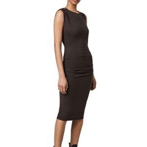 ALLSAINTS Rina Side-Ruched Bodycon Dress